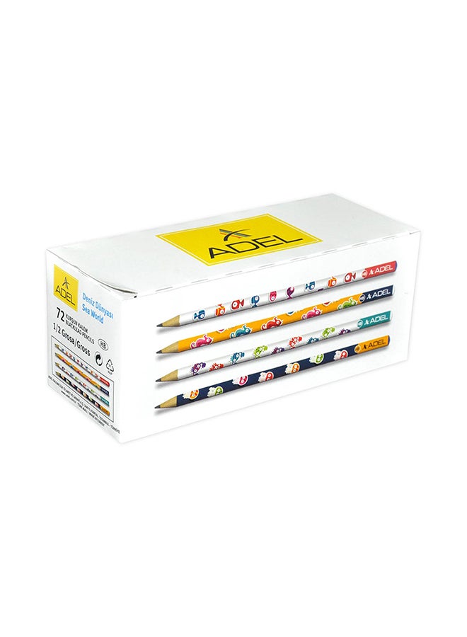 Adel 72-Piece Blacklead Pencil Multicolour  - Image 3
