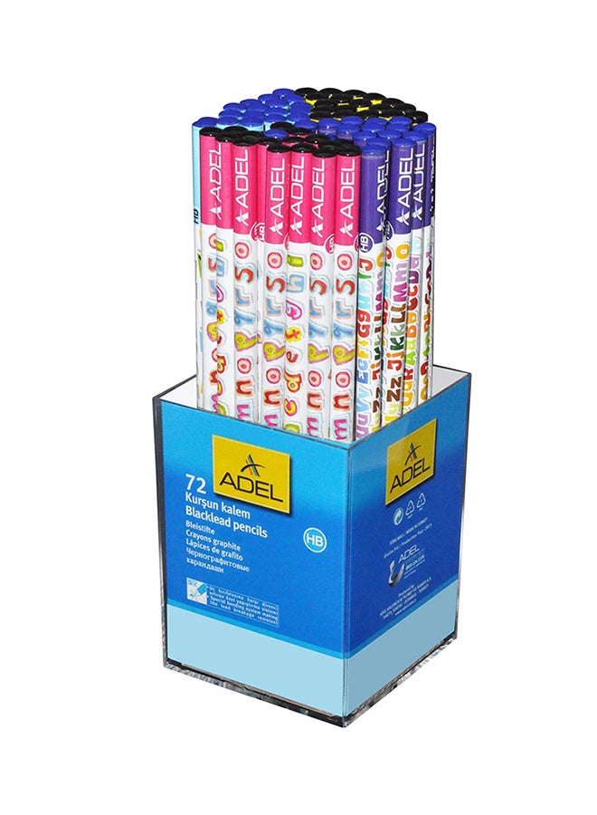 Adel 72-Piece Blacklead Pencil Multicolour  - Image 1