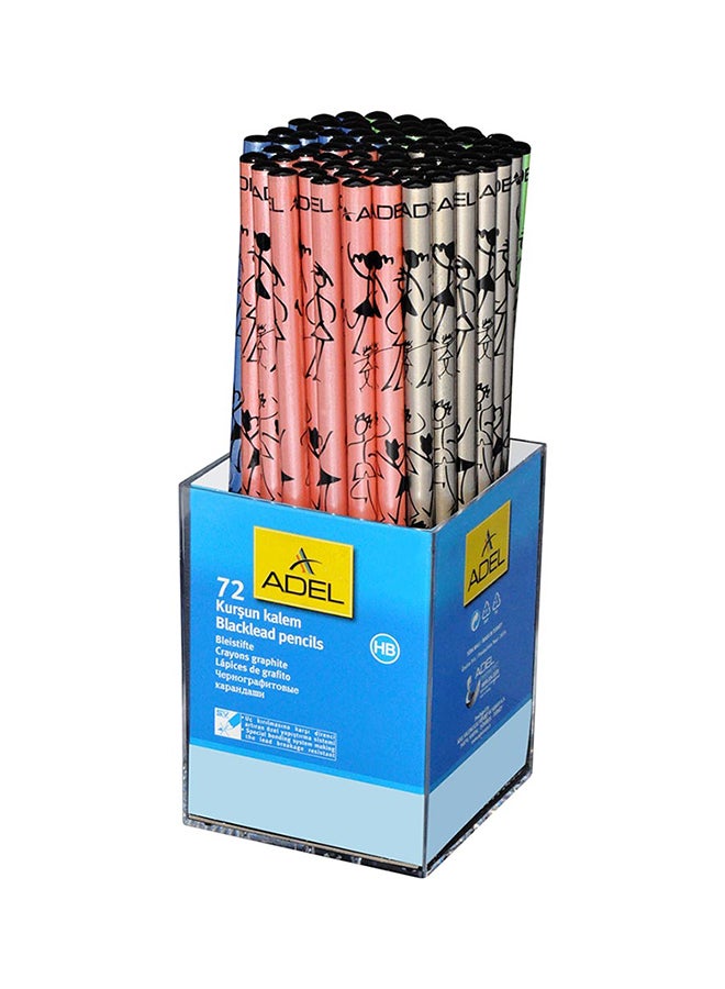 Adel 72-Piece Blacklead Pencil Multicolour  - Image 1