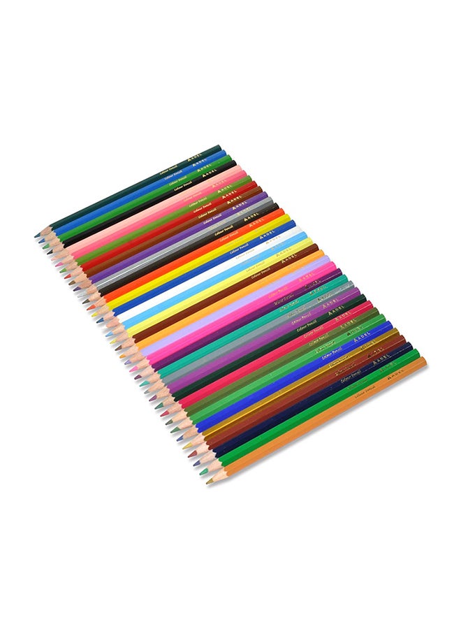 عادل طقم أقلام تلوين رصاص مكون من 24 قطعة متعدد الألوان - Image 1