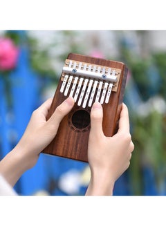 ammoon 10-Key Kalimba Mbira Sanza Walnut Wooden Thumb Piano  - Image 2