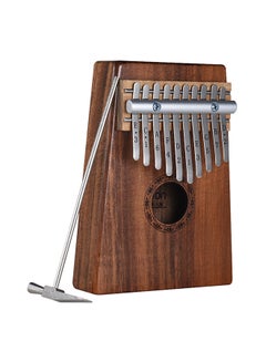 ammoon 10-Key Kalimba Mbira Sanza Walnut Wooden Thumb Piano  - Image 1