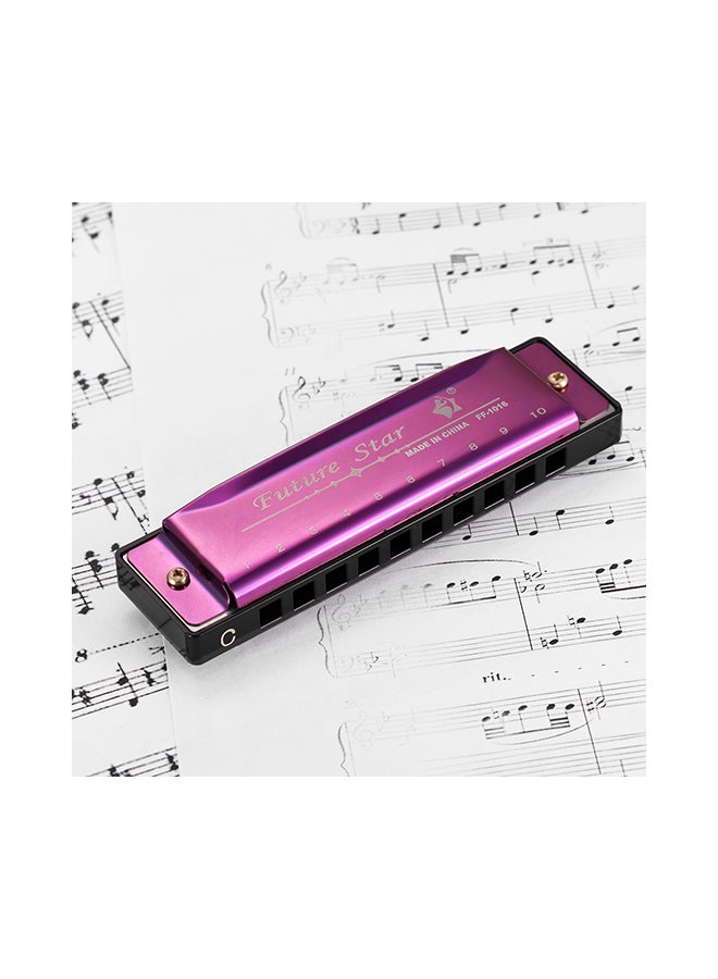 Generic 10 Holes Children Chromatics Mouth Harmonica  - Image 3