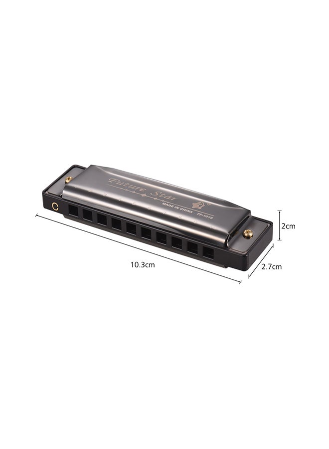 Generic 10 Holes Children Chromatics Mouth Harmonica  - Image 3