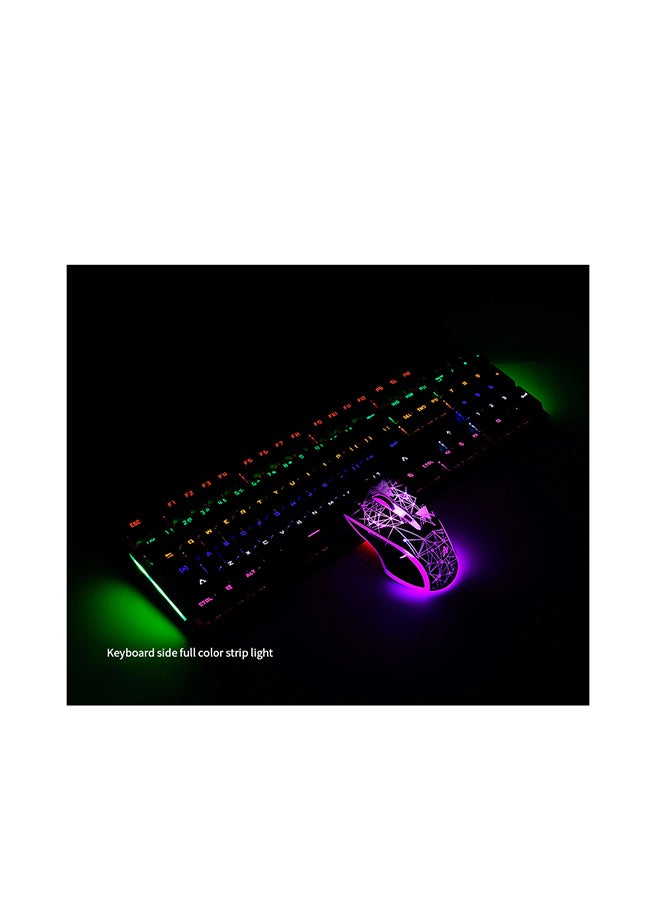 Ajazz Mechanical Keyboard And Mouse Black  - Image 3