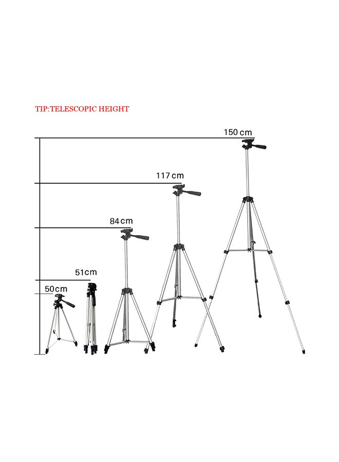 Sharpdo - Professional Camera Tripod Mount Stand Silver/Black - Image 1