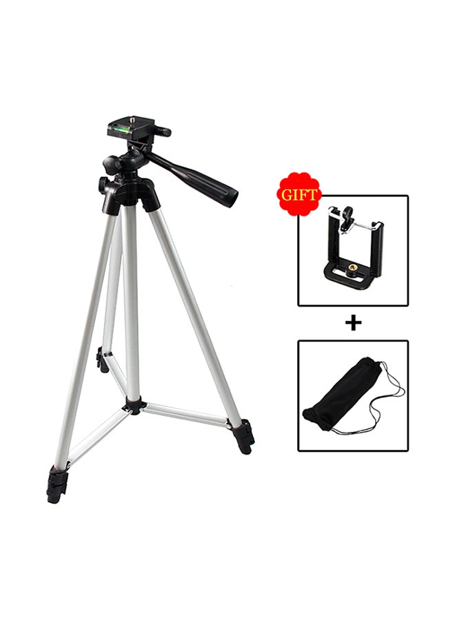 Sharpdo - Professional Camera Tripod Mount Stand Silver/Black - Image 1