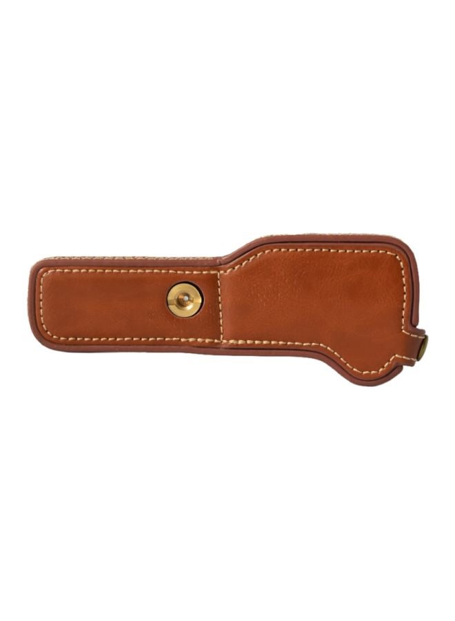 PU Leather Protective Half Body Case For Fujifilm Fuji X-T3/XT3/X-T2/XT2 Brown - Image 3