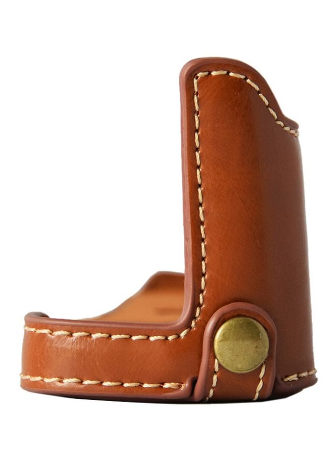 PU Leather Protective Half Body Case For Fujifilm Fuji X-T3/XT3/X-T2/XT2 Brown - Image 5