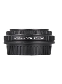 Fikaz Adapter Ring For Canon FD-Mount Lens To Canon EOS Camera Black/Silver  - Image 2