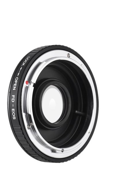 Adapter Ring For Canon FD-Mount Lens To Canon EOS Camera Black/Silver