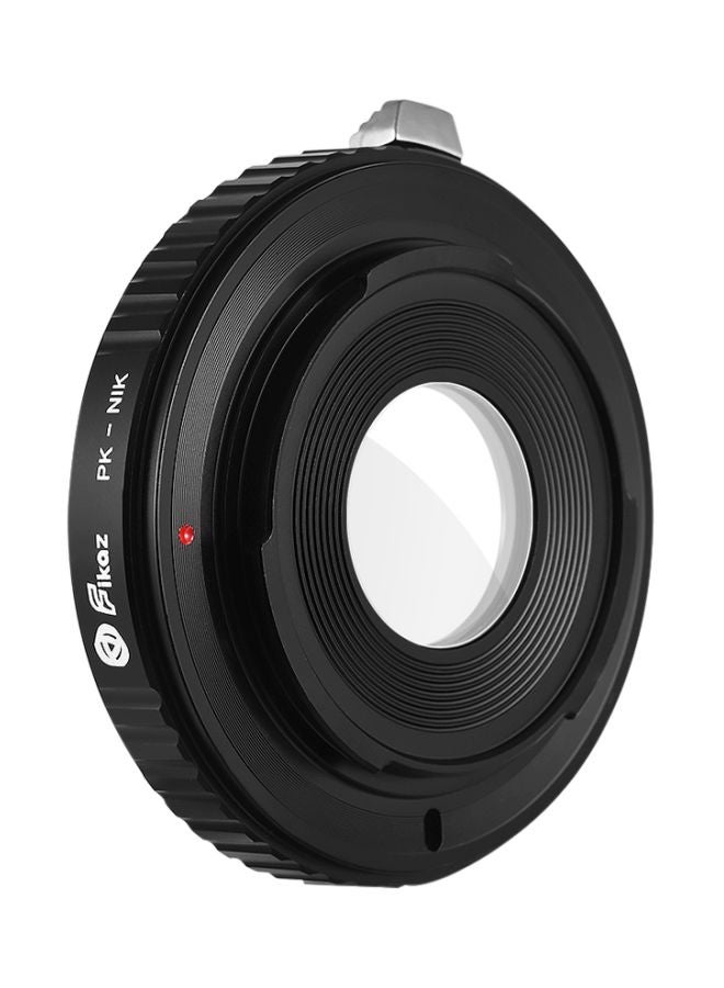 فيكاز - حلقة مهايئة لعدسة بينتاكس PK-Mount لكاميرا نيكون أسود/فضي - Image 1