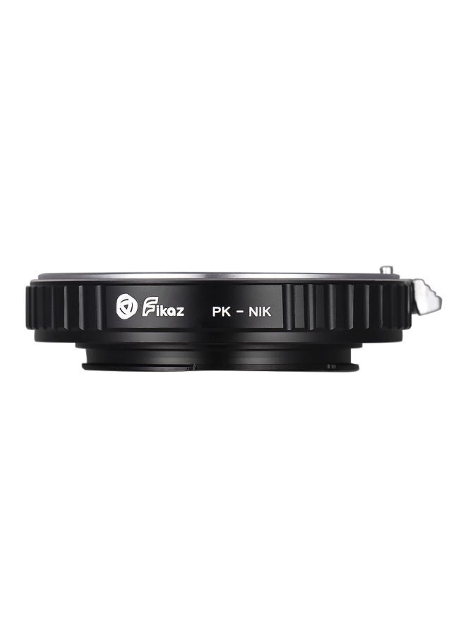 فيكاز - حلقة مهايئة لعدسة بينتاكس PK-Mount لكاميرا نيكون أسود/فضي - Image 1