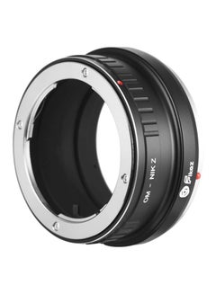 Fikaz Adapter Ring For Olympus OM Lens To Nikon Z6 Z7 Z-Mount Mirrorless Camera Black/Silver  - Image 4