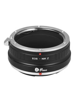 Fikaz Lens Mount Adapter Ring For Canon EOS EF-Mount Lens To Nikon Z6 Z7 Z-Mount Mirrorless Camera Black/Silver  - Image 1