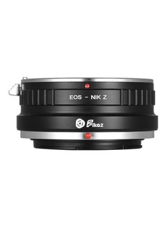 Fikaz Lens Mount Adapter Ring For Canon EOS EF-Mount Lens To Nikon Z6 Z7 Z-Mount Mirrorless Camera Black/Silver  - Image 2