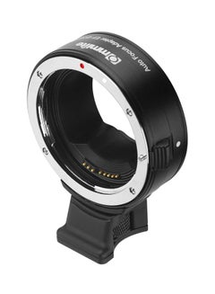 Commlite Adapter Ring For Canon EOS R RF-Mount Full Frame Camera Black  - Image 2