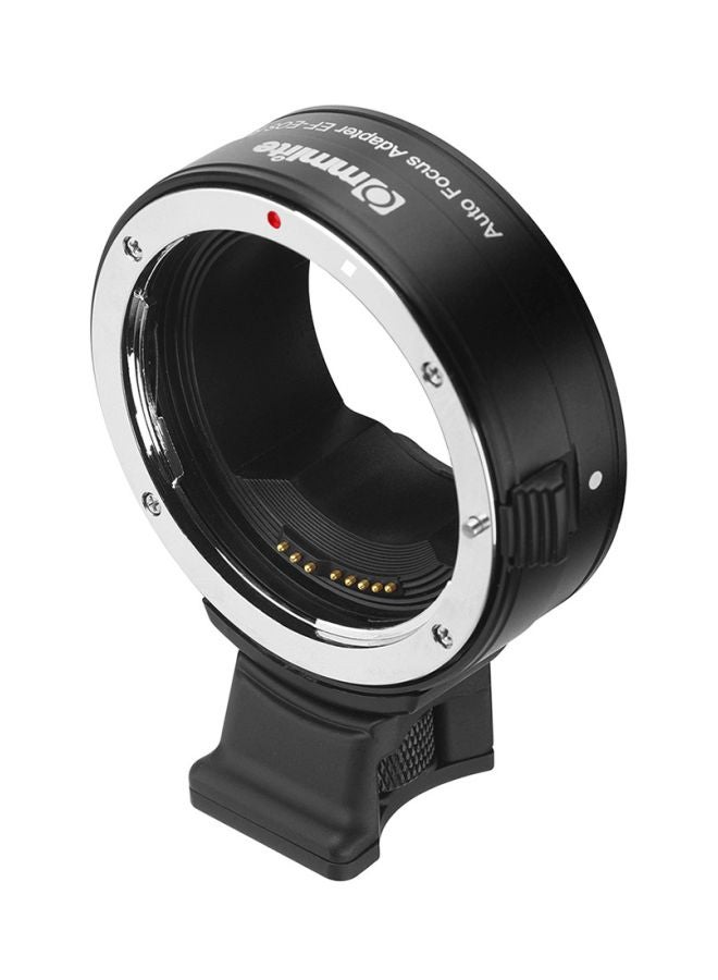 Commlite - Adapter Ring For Canon EOS R RF-Mount Full Frame Camera Black - Image 1