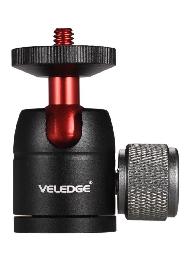Veledge 360 Degree Paranomic Ballhead For Camera Black  - Image 2