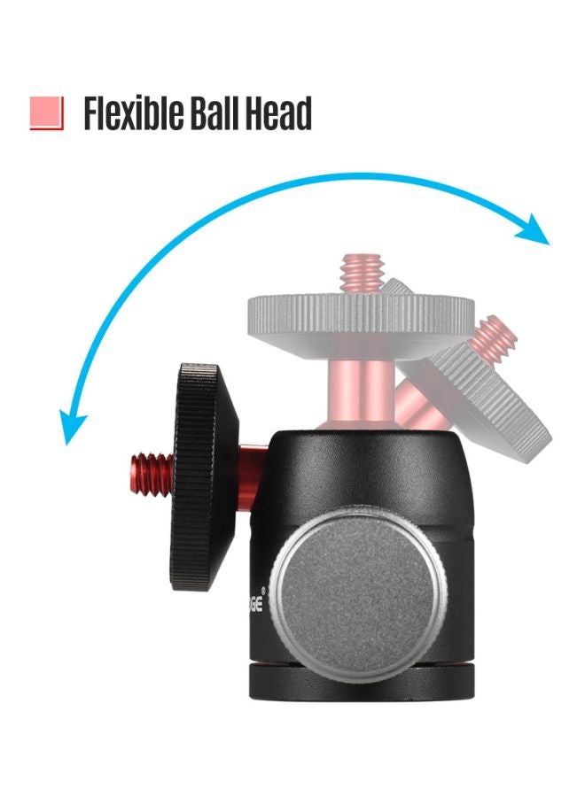 Veledge 360 Degree Paranomic Ballhead For Camera Black  - Image 3