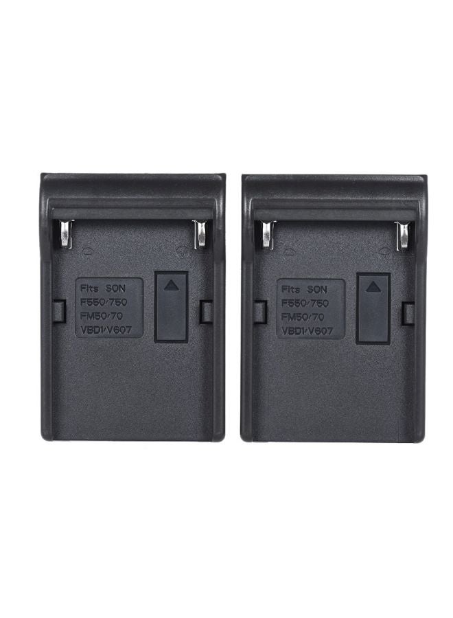 ANDOER Dual Channel Camera Battery Charger For Sony Black - Image 3