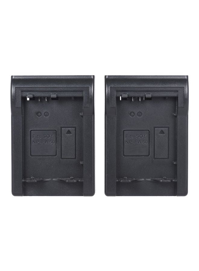 ANDOER Dual Channel Camera Battery Charger For Sony Black - Image 2