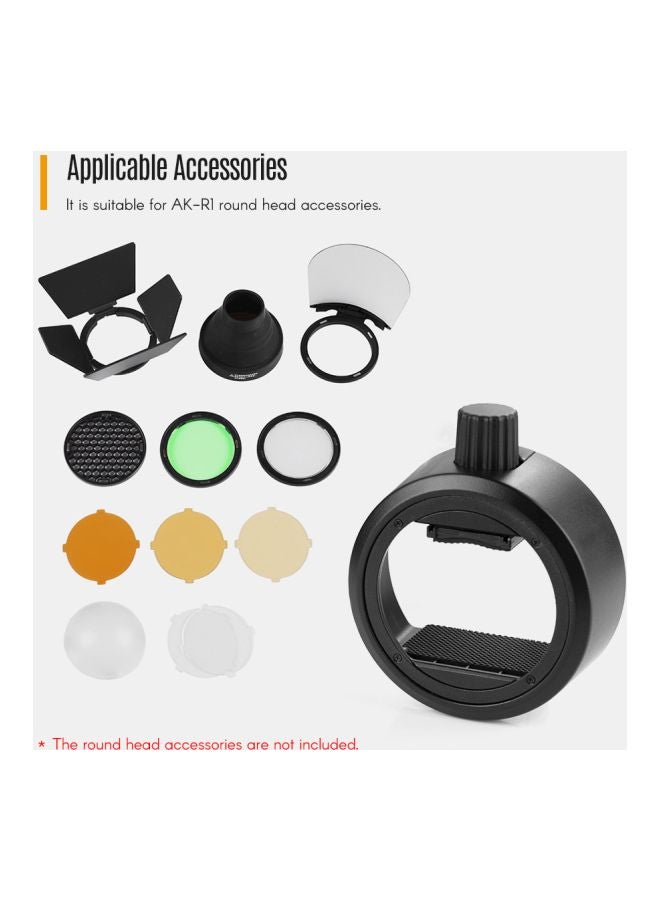 Godox Camera Flash Adapter Ring Mount Black  - Image 4