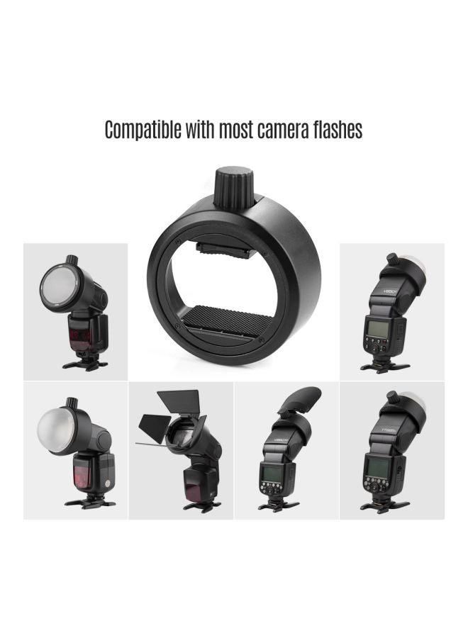 Godox Camera Flash Adapter Ring Mount Black  - Image 2