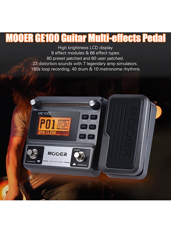 GE100 Guitar Multi-Effects Processor Effect Pedal