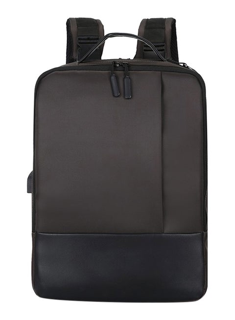 Multi-Functional Laptop Backpack Brown/Black