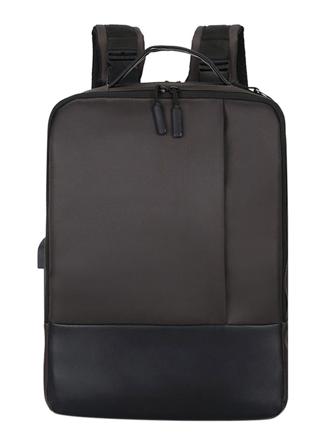 Multi-Functional Laptop Backpack Brown/Black