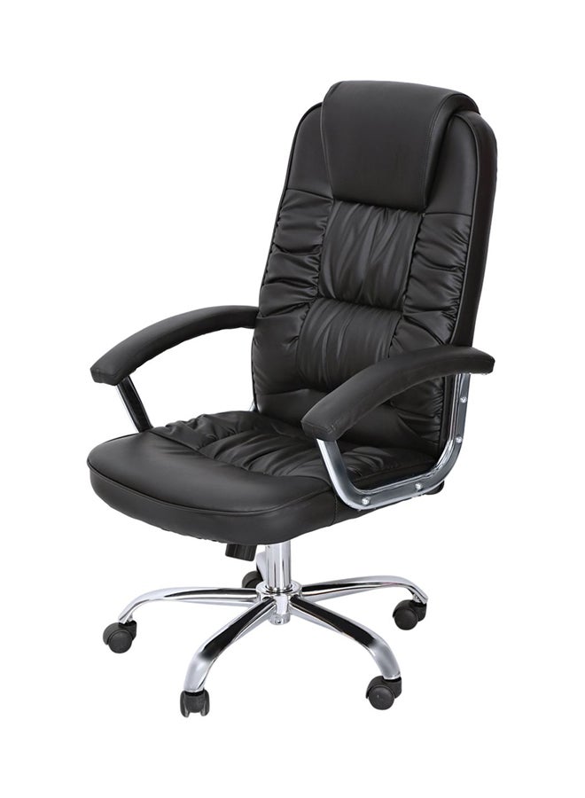 AE Office Chair With Wheels Black 85x65x85centimeter  - Image 3