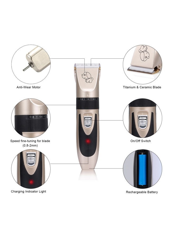 Rechargeable Hair Clipper Gold/Black - Image 2