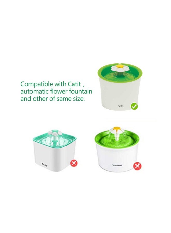 8-Piece Water Fountain Replacement Filter White - Image 4