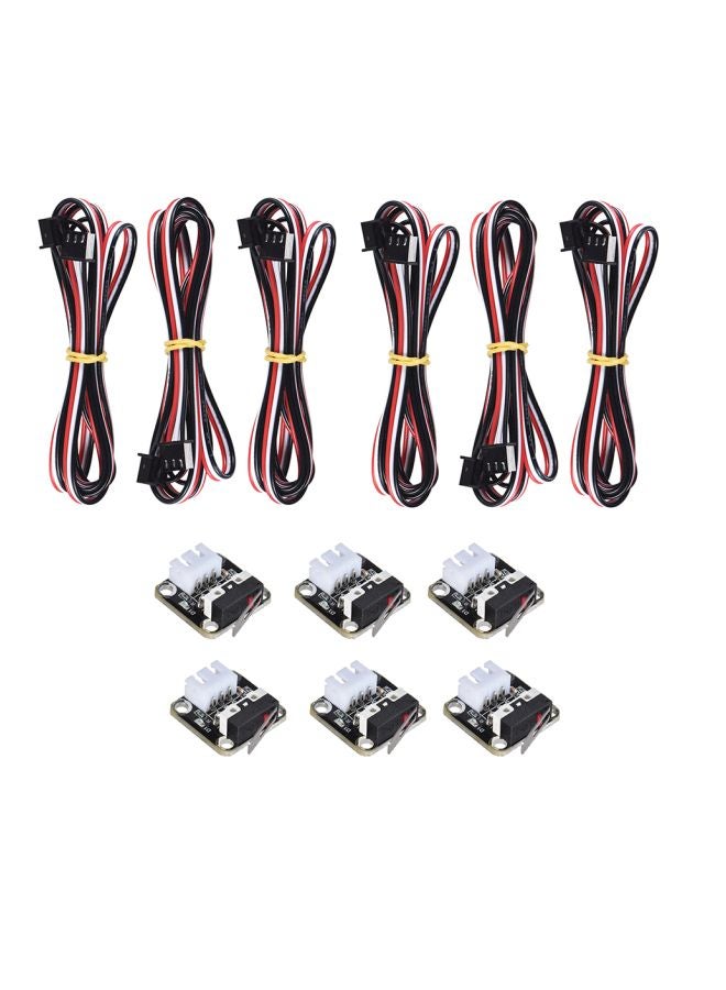 Limit Plug Control CR-10 Accessories Motion Collision Switch 6 Pack Set Black/Red/White  - Image 2