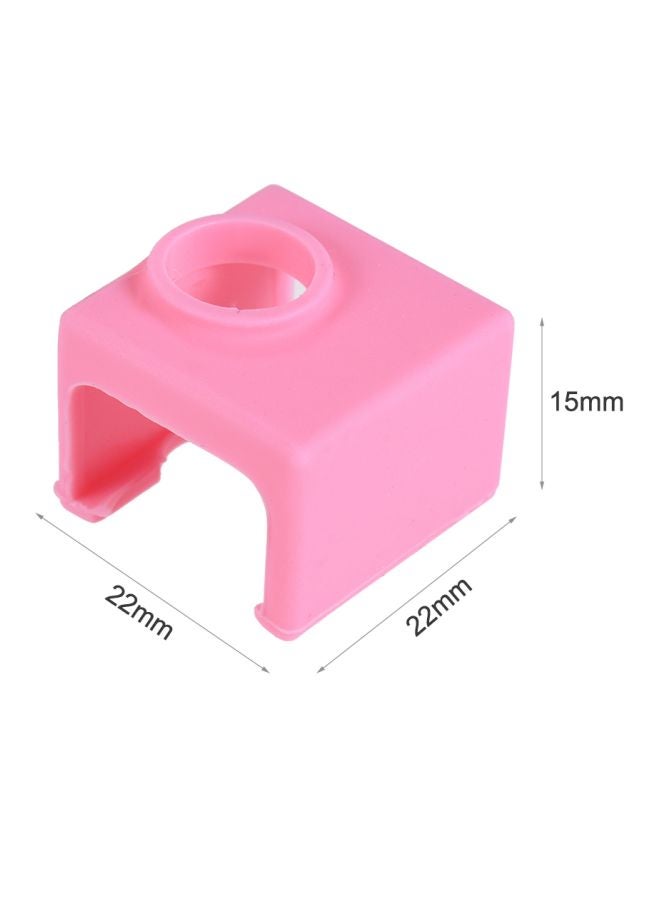 Heating Insulation Silicone Socks Cover Pink - Image 5