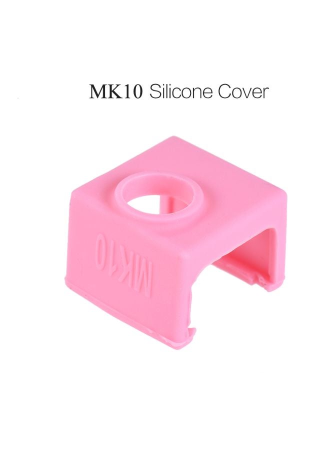Heating Insulation Silicone Socks Cover Pink - Image 2