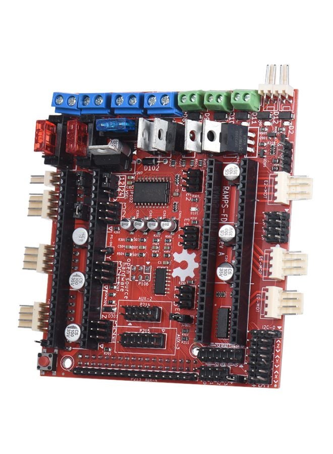 Motherboard Shield Ramps Control Board Compatible 3D Printer Part Red/Black - Image 3