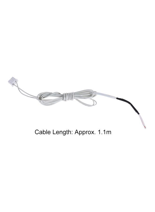 Thermistor Sensor With Cable For 3D Printer White/Black  - Image 3