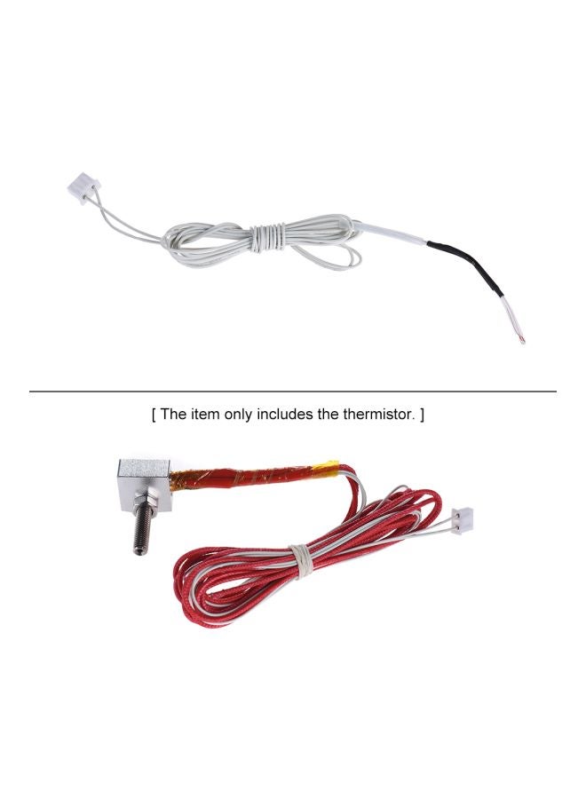 Thermistor Sensor With Cable For 3D Printer White/Black  - Image 4