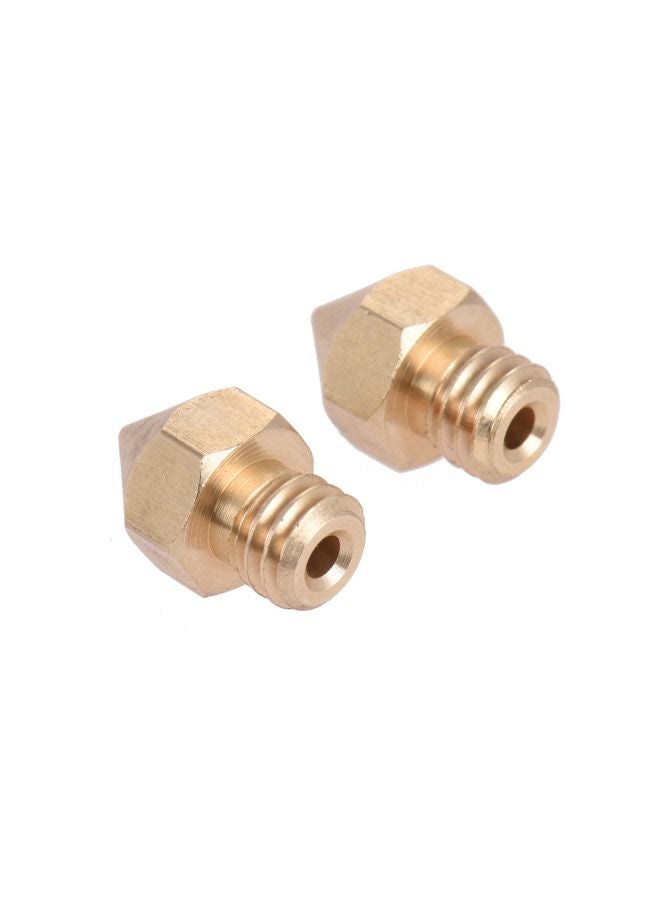 2-Piece 3D Printer Head For Reprap i3 Gold - Image 5