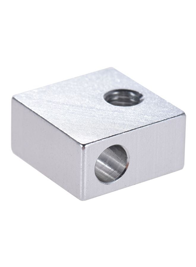 Aluminum Heater Block For MK7/MK8 Extruder RepRap 3D Printer Silver - Image 4