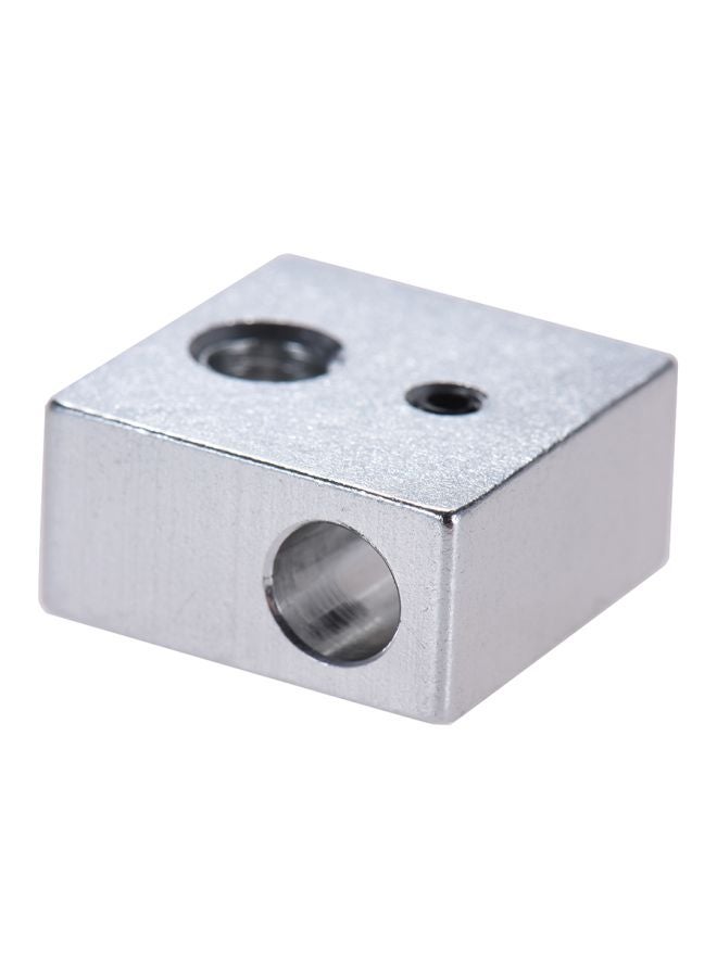 Aluminum Heater Block For MK7/MK8 Extruder RepRap 3D Printer Silver - Image 3