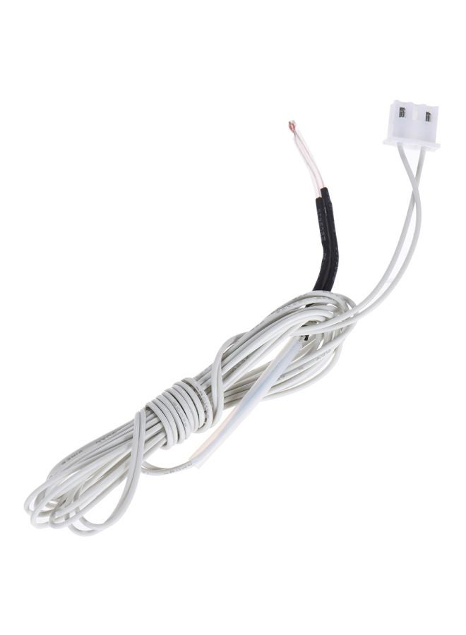 Thermistor Sensor With Cable For RepRap i3 Anet 3D Printer White  - Image 1