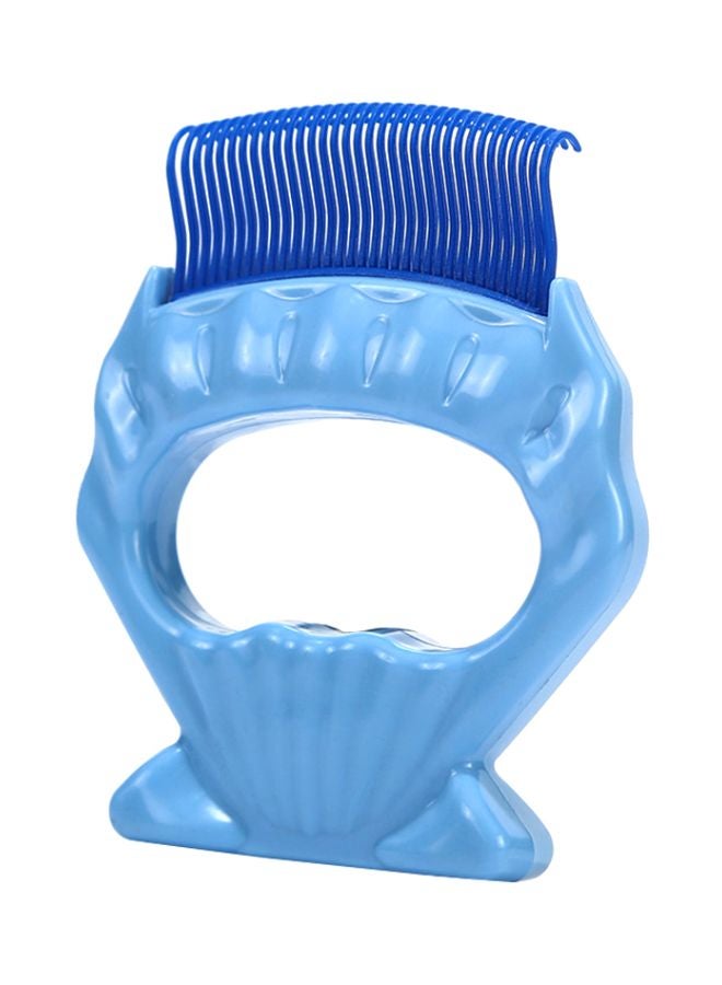 مشط للحيوانات الأليفة أزرق