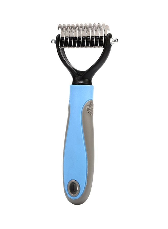 Stainless Steel Knot Opening Comb Blue
