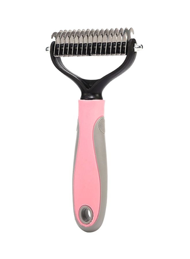 Stainless Steel Knot Opening Comb Pink