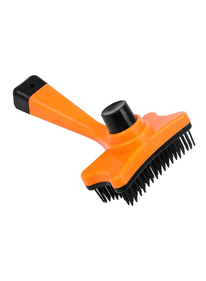 Pet Cleaning Brush Orange/Black