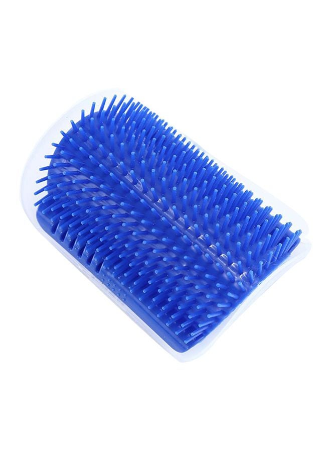 Corner Horns Cat Scratching Brush Blue/White