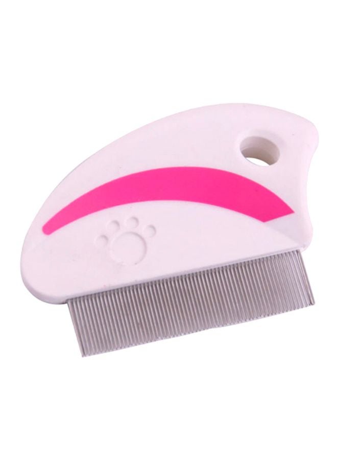 ممشط آلي لإزالة الشعر وردي/أبيض